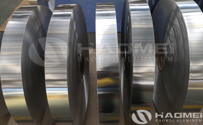 aluminum fin strip for heat exchangers